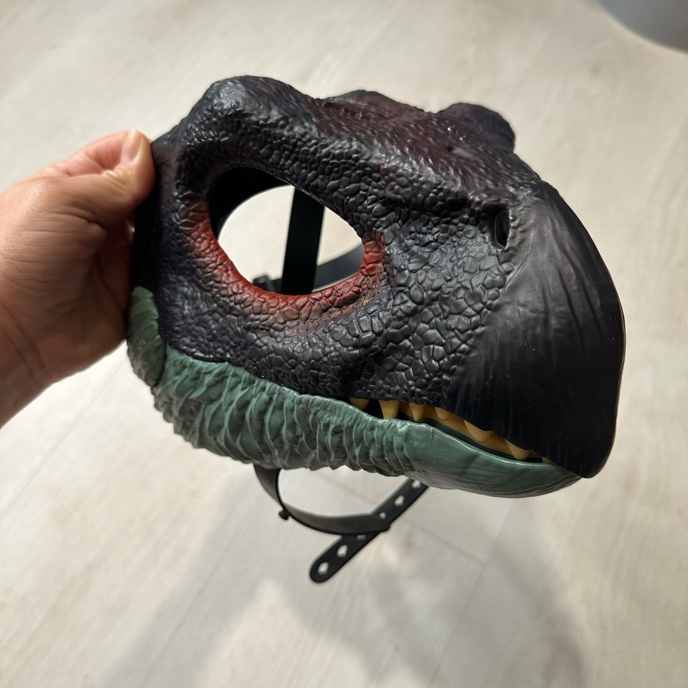 Jurassic  Dinosaur Mask - Black and Green